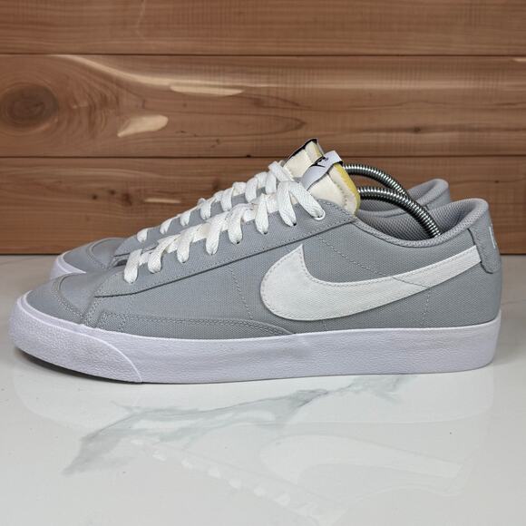 Nike Blazer Low Platform Sneakers Men's Casual Shoes Gray Sneakers Size 11.5 - Picture 9 of 16